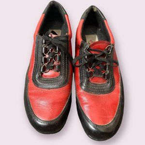 Decoy by Auditions, Red & Black leather shoe, size 8.5